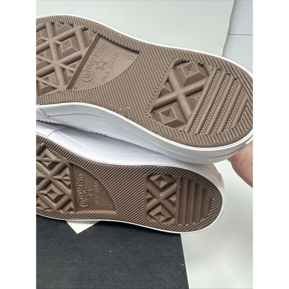 Converse Chuck All Star Hi Shoes Lift Floral Valentine's A05068C Size 8 READ - Picture 10 of 16